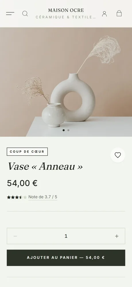 Fiche produit avec le thème Botanique