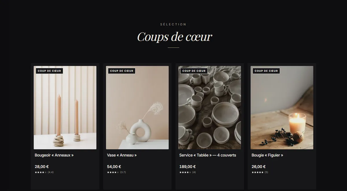 La boutique Maison Ocre avec le thème Encre